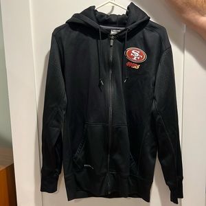 San Francisco 49ers zipper hoodie M